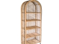 MERIDA wicker shelf unit