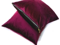 burgundy velvet pillow