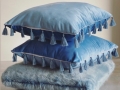 powder blue pillows