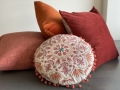 rust burnt orange pillows